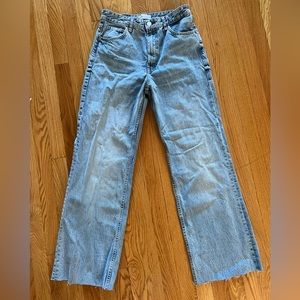 ZARA wide leg Jean in light blue